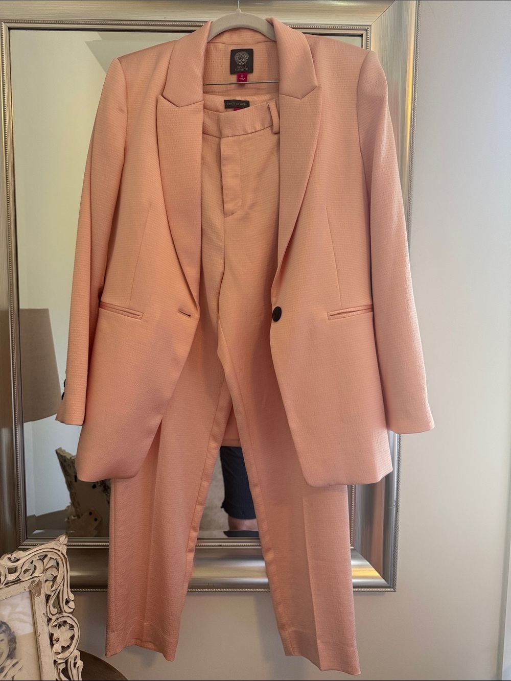 Vince Camuto Peach Blush Pantsuit Set - Picture 8 of 12